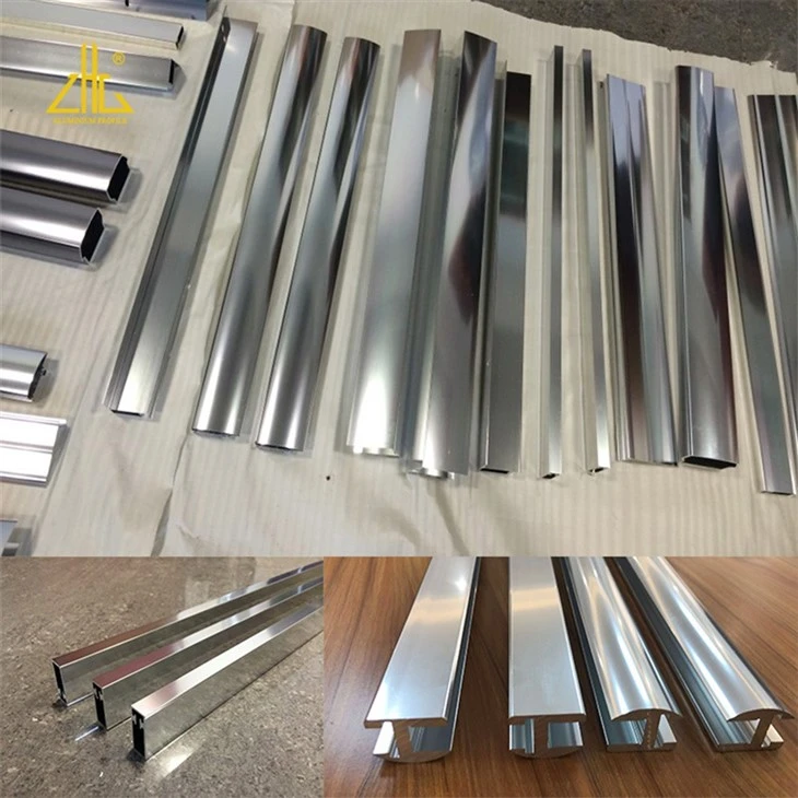 Aluminum Extrusion Electroplated Shower Room Aluminum Profile